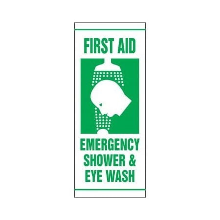 Accuform FIRST AID SAFETY BANNER EMERGENCY MBV906 MBV906